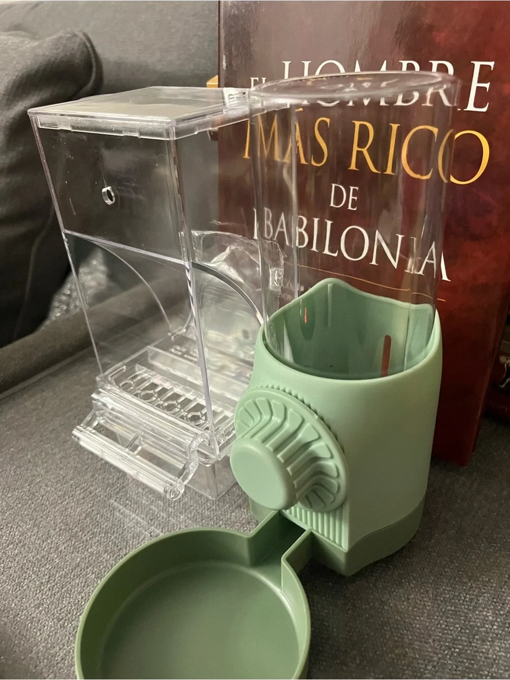 Mint Green Automatic Pet Feeder Dispenser